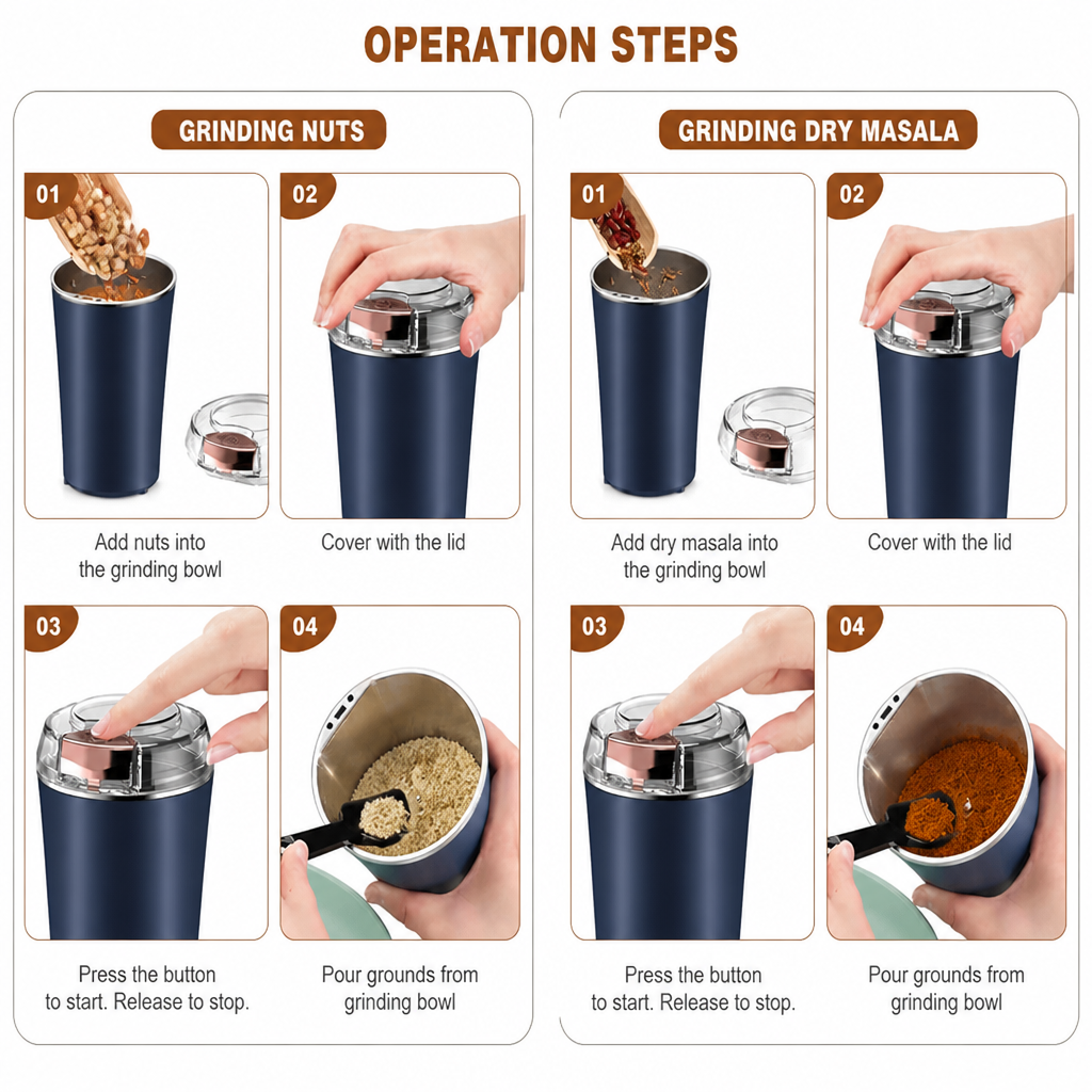 Multifunctional Electric Coffee Grinder